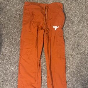 Burnt Orange Longhorns scrub Pants